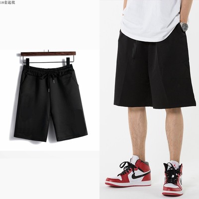 2020夏季地摊男士短裤男潮五分裤潮流裤子宽松休闲沙滩中裤五分裤