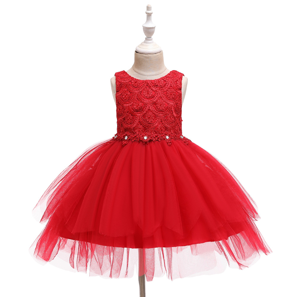 Summer New Children's Dresses Girls Princess Skirts Flower Girls Wedding Dresses Children's Costumes Wholesale display picture 8