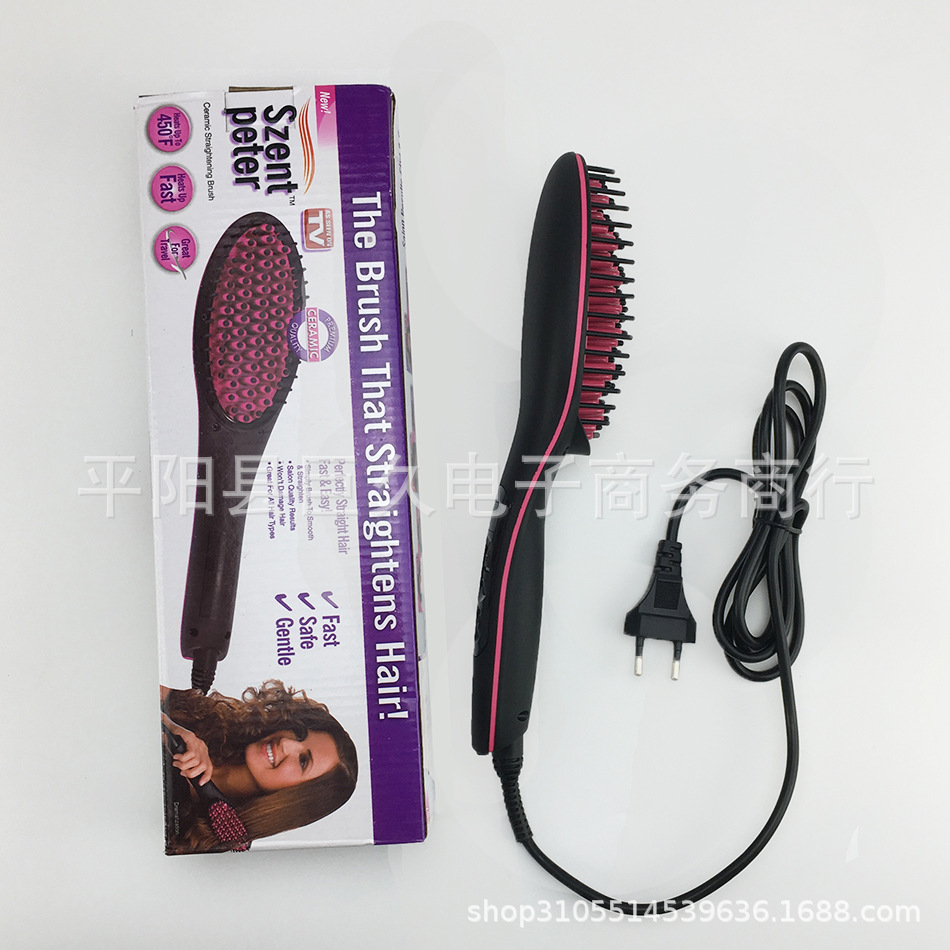 Electric hair straightener hair straight...