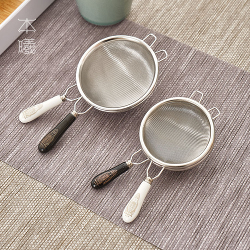 Japanese 304 stainless steel tea drain, tea ceremony accessories, tea separator, tea filter, Kung Fu tea set, creative tea filter wholesale