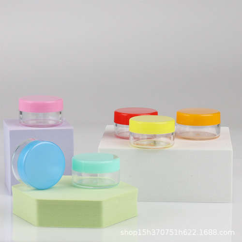 5g 10 20 30 50g round box PS plaster box cosmetics packaging box portable travel size cream bottle