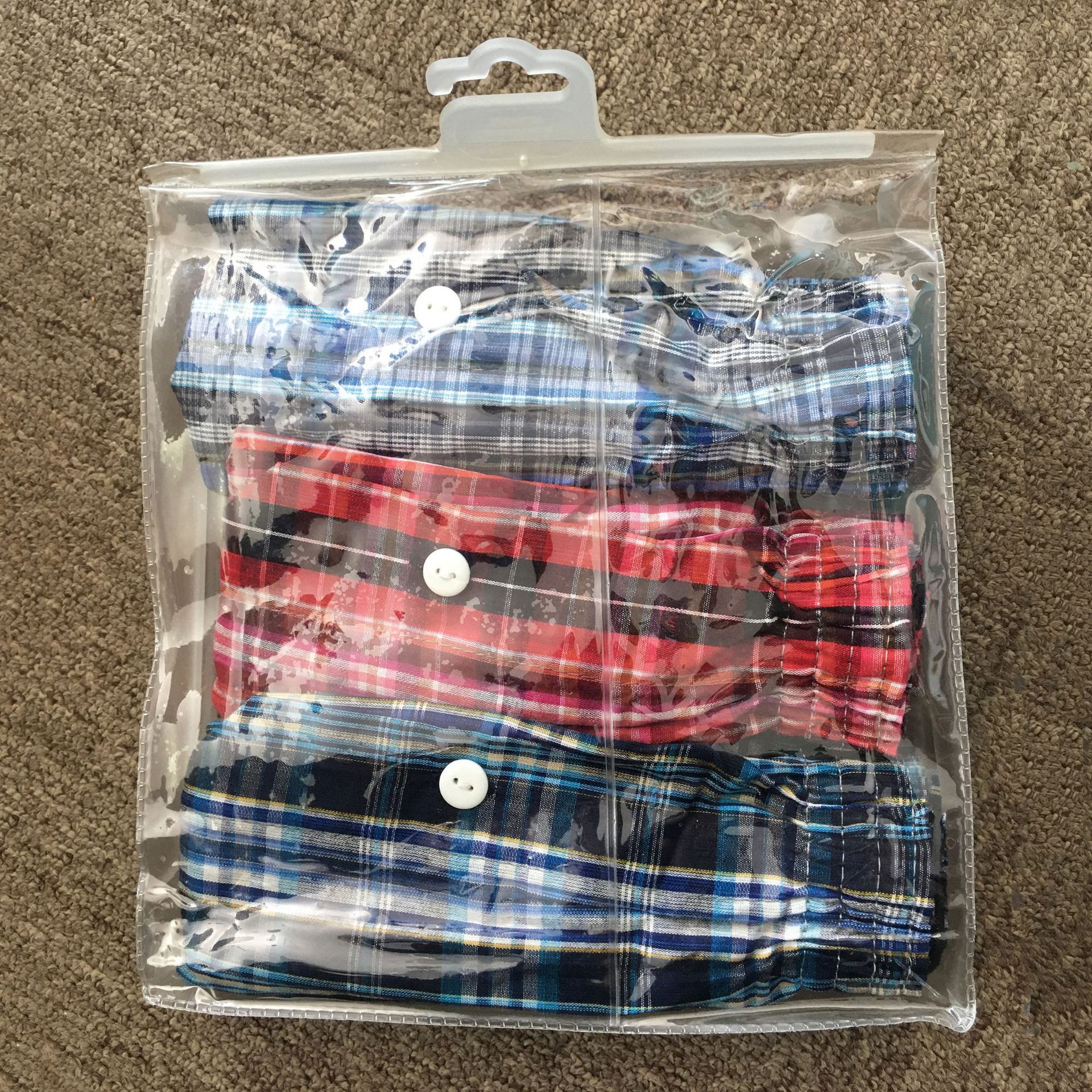 Cotton men's underwear wholesale, plaid...