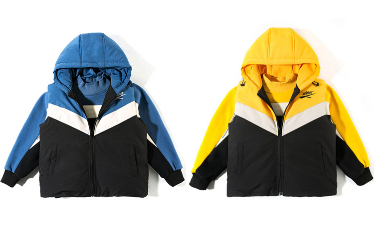 The 2022 new autumn and winter collection for boys is a trendy sporty and stylish three-piece hoodie set for boys with added fleece and thickened layers pic 25