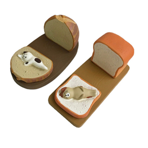 Japanese style ZAKKA grocery toast bag cat mobile phone holder tablet IPAD holder couple small gift mobile phone holder