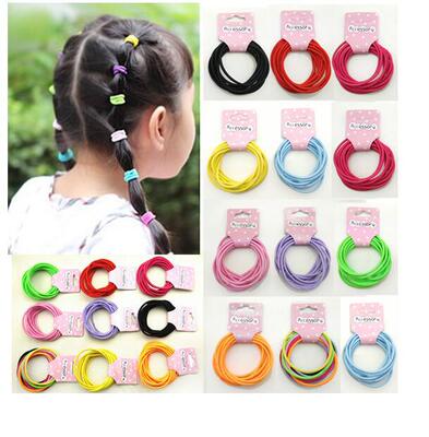 new pattern children Hairdressing baby Hairpin rubber string girl Hair rope Leather sheath wholesale Manufacturer 2 Hairpin wholesale