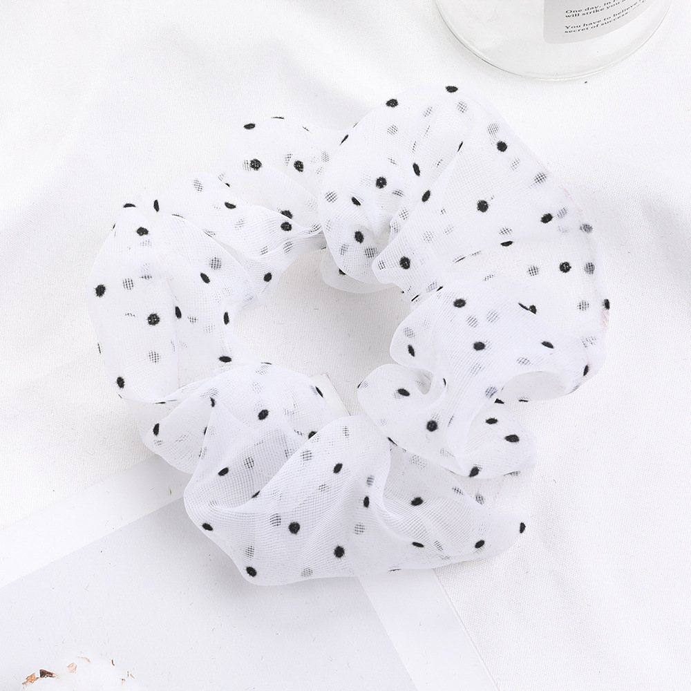 New Fashion Transparent Color Lattice Cheap Scrunchies Wholesale display picture 20