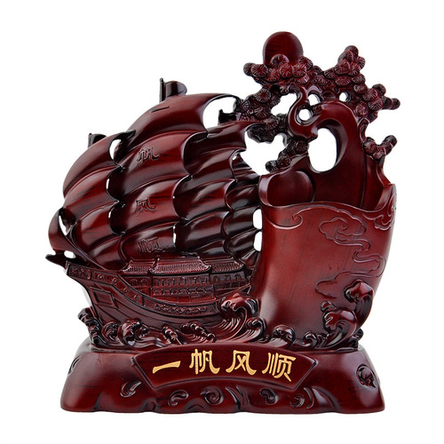 Resin crafts, creative pen holder ornaments, smooth sailing, teacher and student gifts, factory dropshipping