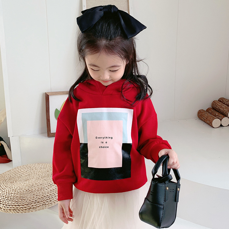 2020秋款新品儿童连帽卫衣韩版爆款男女童潮流上衣宝宝长袖圆领衫|ms