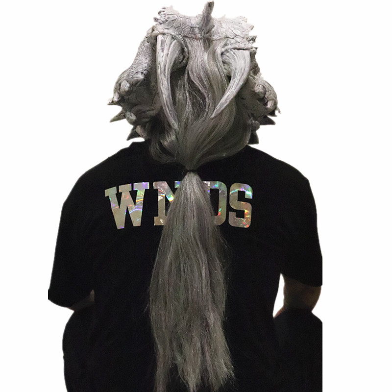 2020 nuevo juego de grifo de Halloween dragón máscara de látex realista accesorios de rendimiento de Halloween Venta caliente