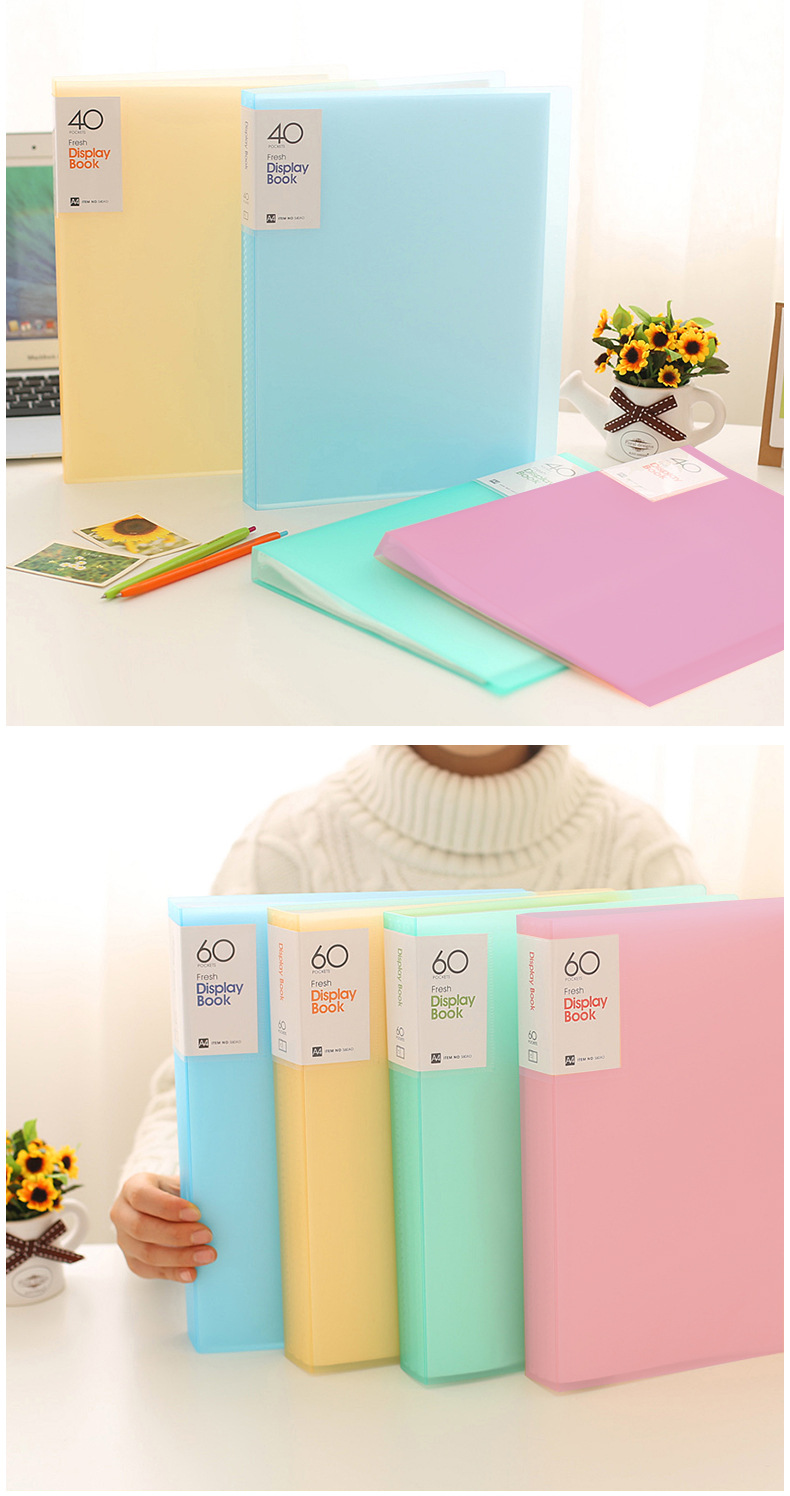 透明资料册A4插页文件夹多层资料夹试卷夹加厚10页20页30页40页详情图14