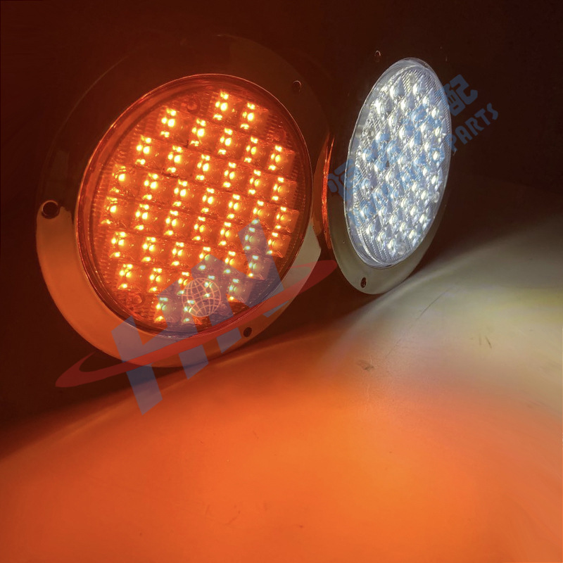 Las ventas de nuevo 12V LED luces traseras redondas suministran una variedad de luces LED camiones europeos y otras luces laterales LED/luces traseras