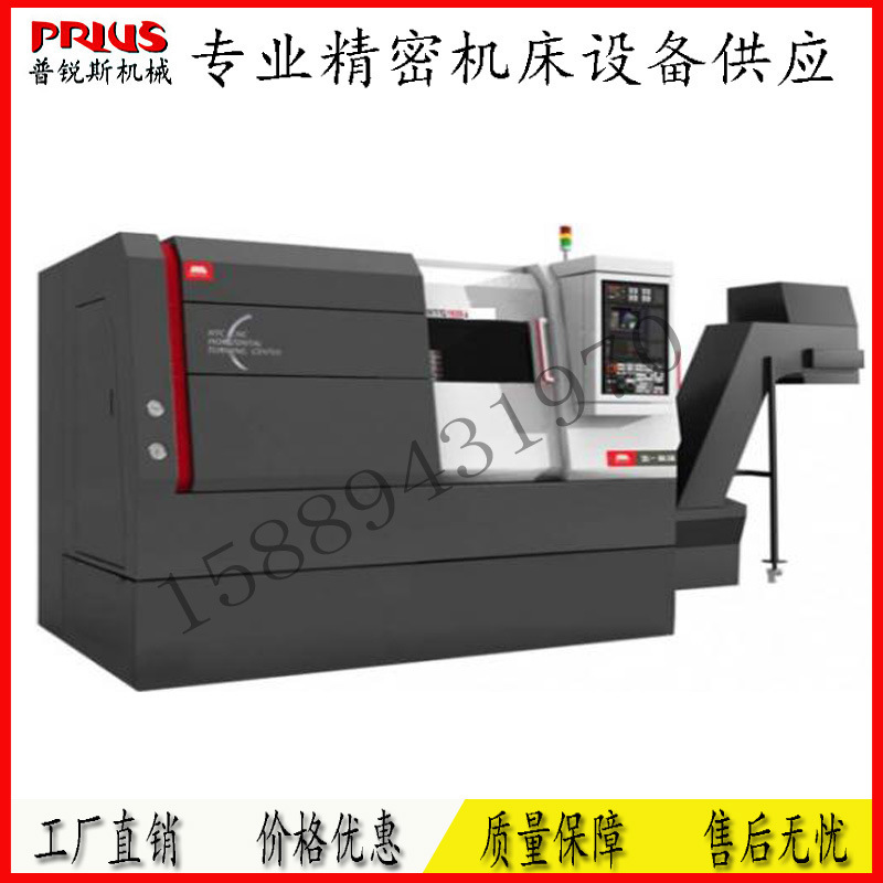 深圳HTC205 HTC3250尾座斜轨刀塔数控车 云南硬轨斜床身数控车床