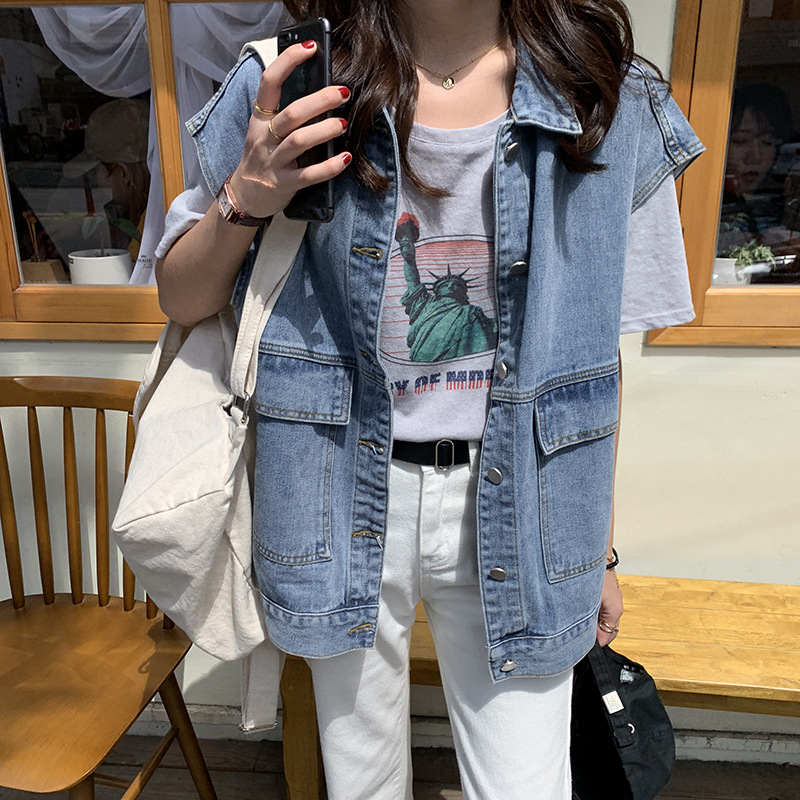 Gilet femme en coton - Ref 3434645 Image 3