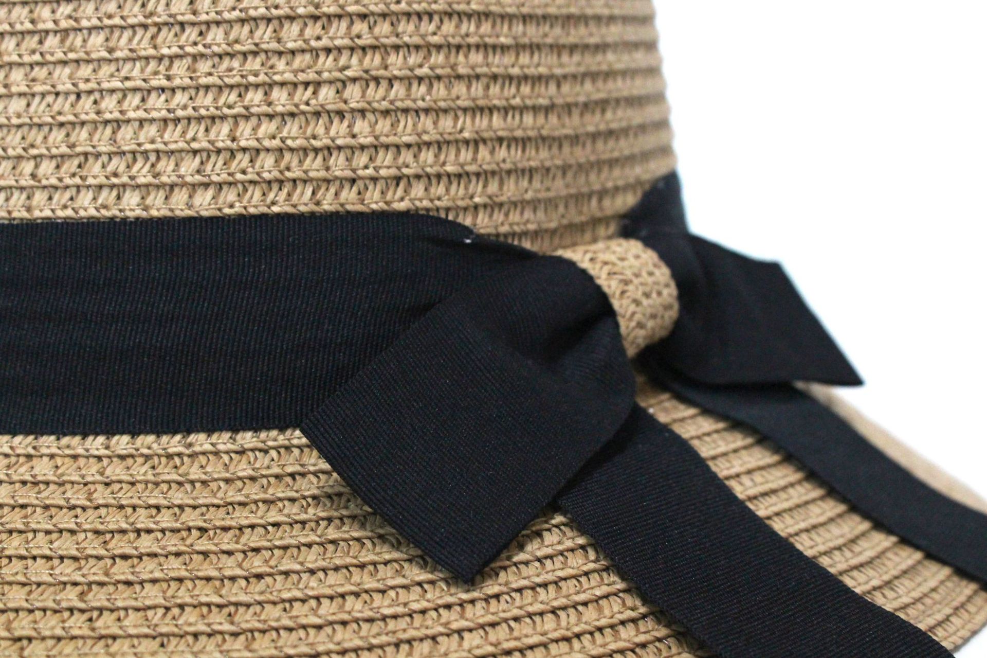 Straw Hat Sun Hat Bowknot Straw Hat Summer Sunscreen Hat Cool Hat Wholesale Nihaojewelry display picture 3