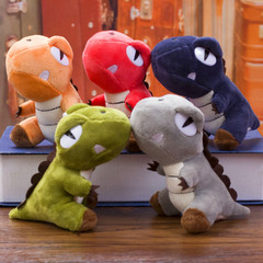 Wholesale cross-border supply same style dinosaur pendant Tyrannosaurus rex plush toy doll small doll machine internet celebrity same style