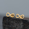 Earrings stainless steel, ear clips, European style, simple and elegant design, wholesale