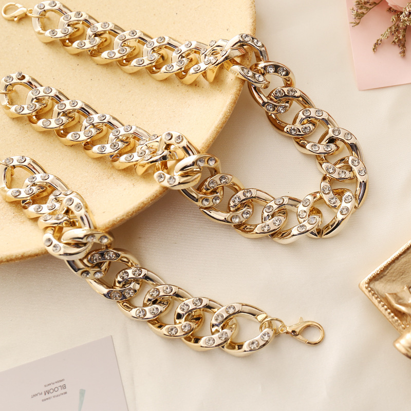 fashion creative full diamond necklace