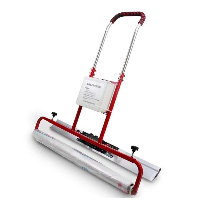 振动混泥土覆膜机电动盖膜机去脚印手扶式一体机简单实用咨询选购