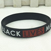 Blue Police Black Lives Matter Silicone Silicone Bracelet Related Poly Protective Protocol