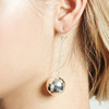 Fashionable metal earrings, pendant, European style, suitable for import, simple and elegant design