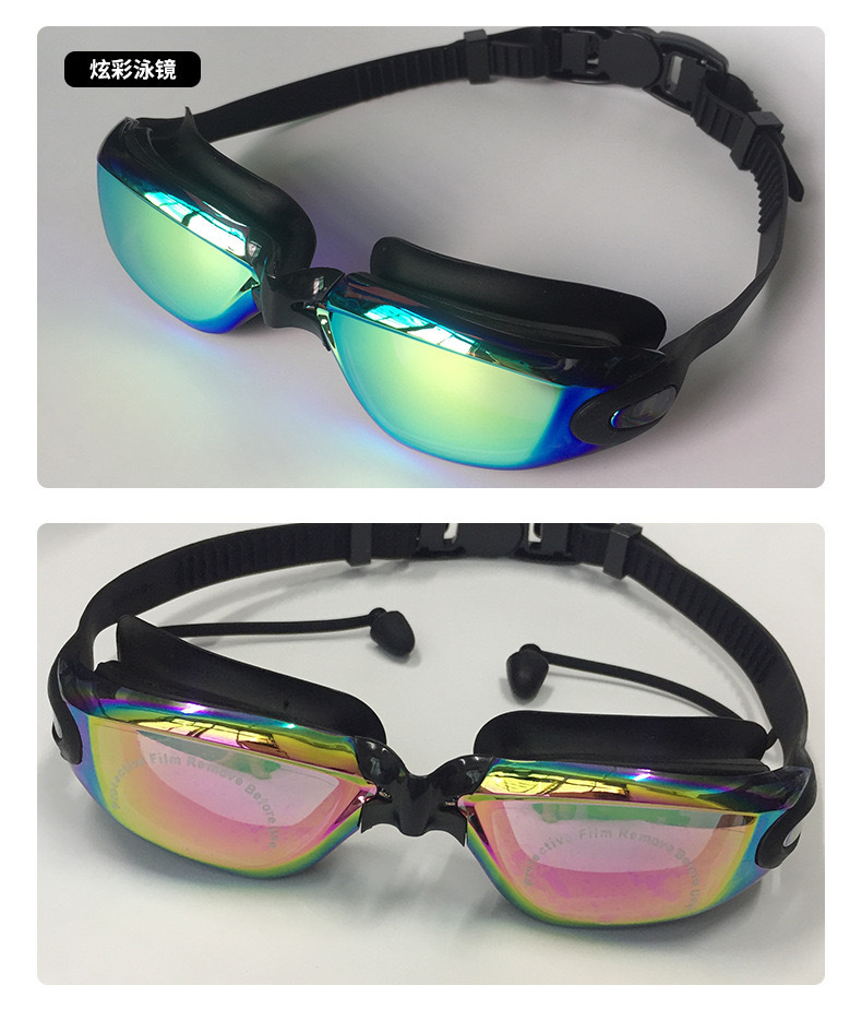 Anti-fog high-definition swimming goggle...