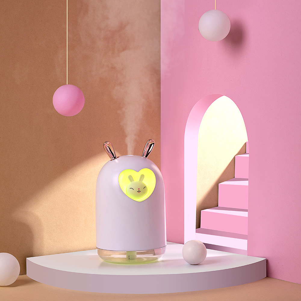 小仙兔加濕器家用臥室usb迷你加濕器靜音空氣霧化器禮品logo