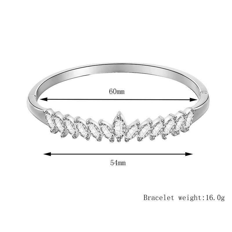 New Female Zircon Bracelet Jewelry Fashion Simple Bracelet display picture 2