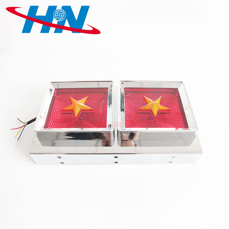 Comercio exterior Venta caliente japonés universal pesado camión remolque luz trasera luz de freno luz de giro 24V LED