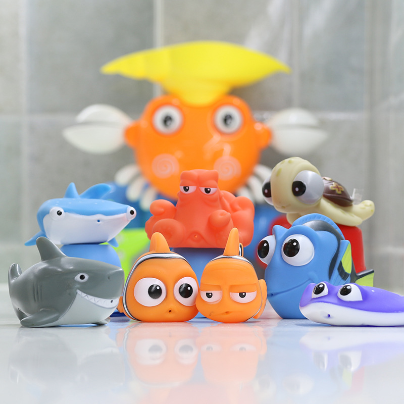 take a shower Bathing Flower sprinkling Clownfish Shower Room Water spray Toys Vinyl plastic cement Toys Shower Room Toys