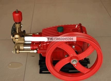 熊猫神龙黑猫科球清洗机泵头58/55/40/600高压洗车机铜加厚泵头