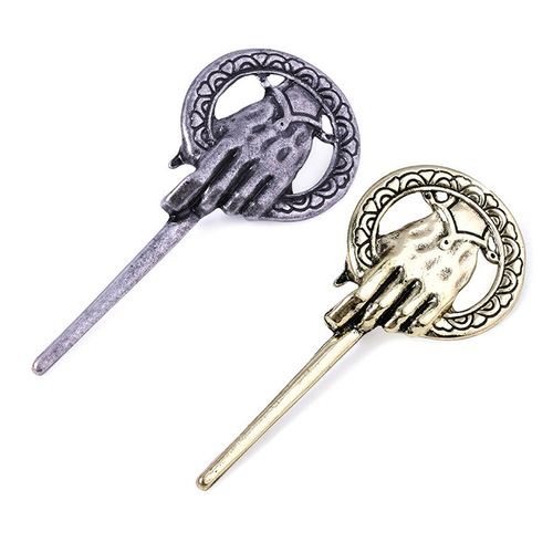 European and American film and television Thrones peripherals, Hand of the King brooch, clothing alloy pin foreign trade