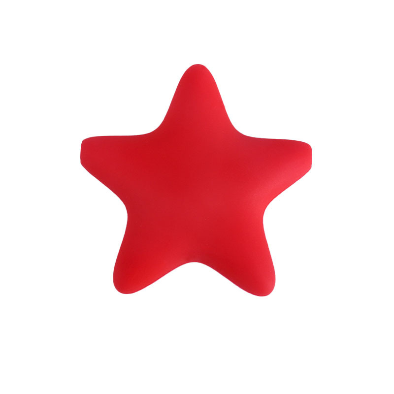 Estrella de cinco puntas de silicona molar juguete mordedor pulsera chupete cadena collar accesorios Amazon DIY accesorios de la joyería