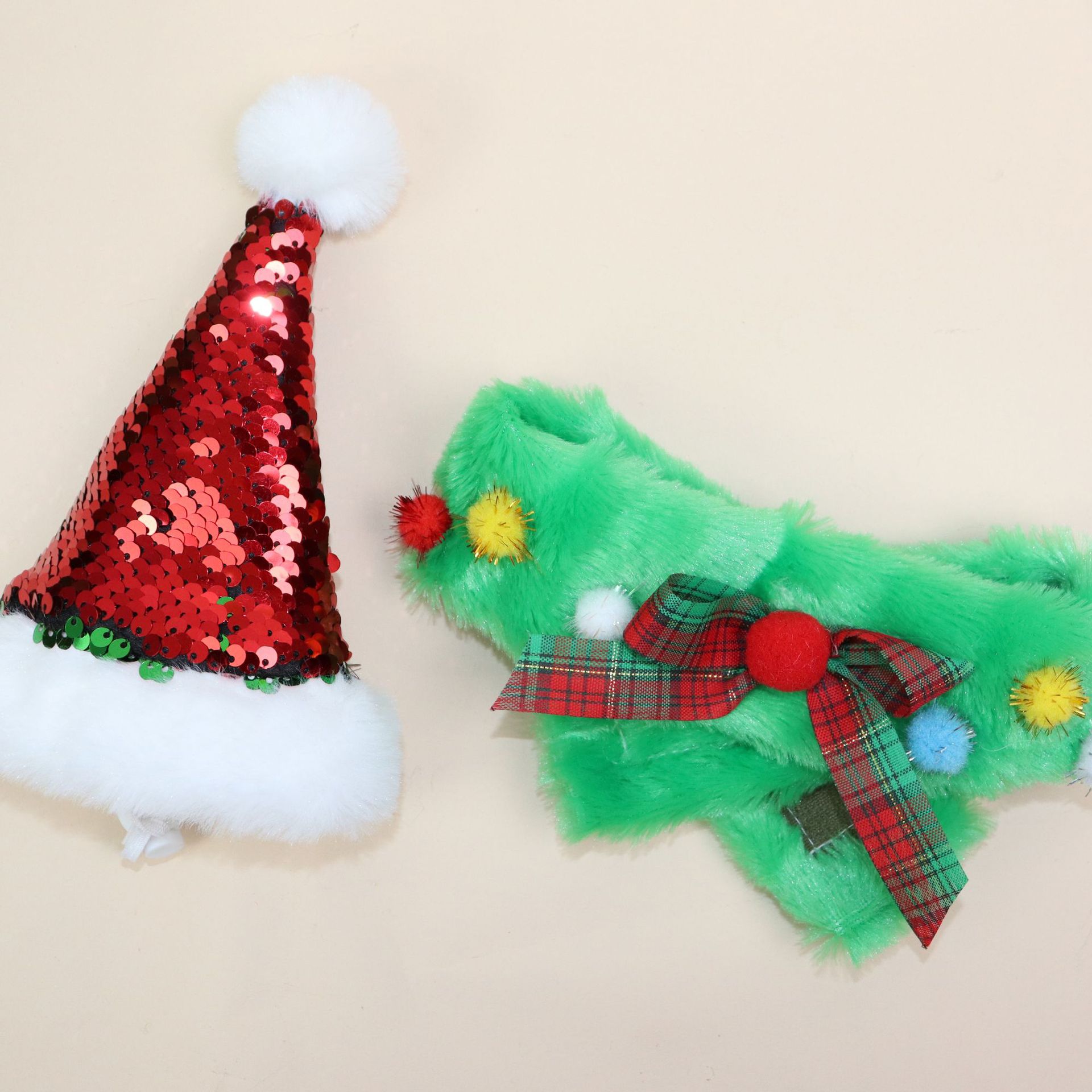 Navidad sombrero nuevo mascota tocado Navidad diadema sombrero pequeño y mediano tamaño gato perro joyería divertido