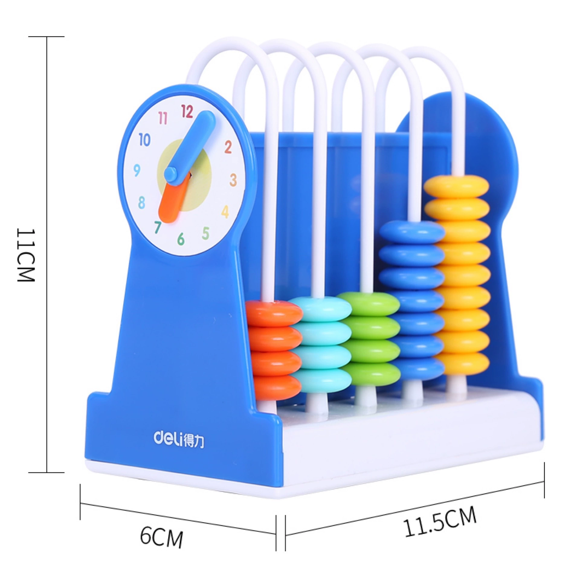 得力 Children's abacus for teaching maths for elementary school students for early age, teaching aids