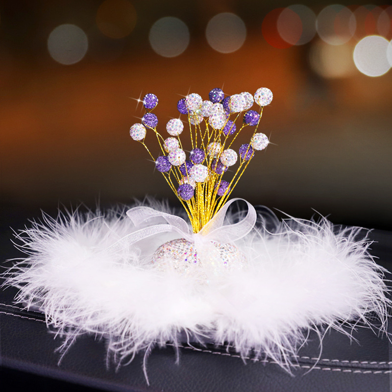 퍼플 화이트 + 동백 울 패드