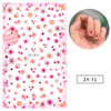 Nail stickers, thin adhesive fake nails for manicure for St. Valentine's Day for nails, wholesale, flowered