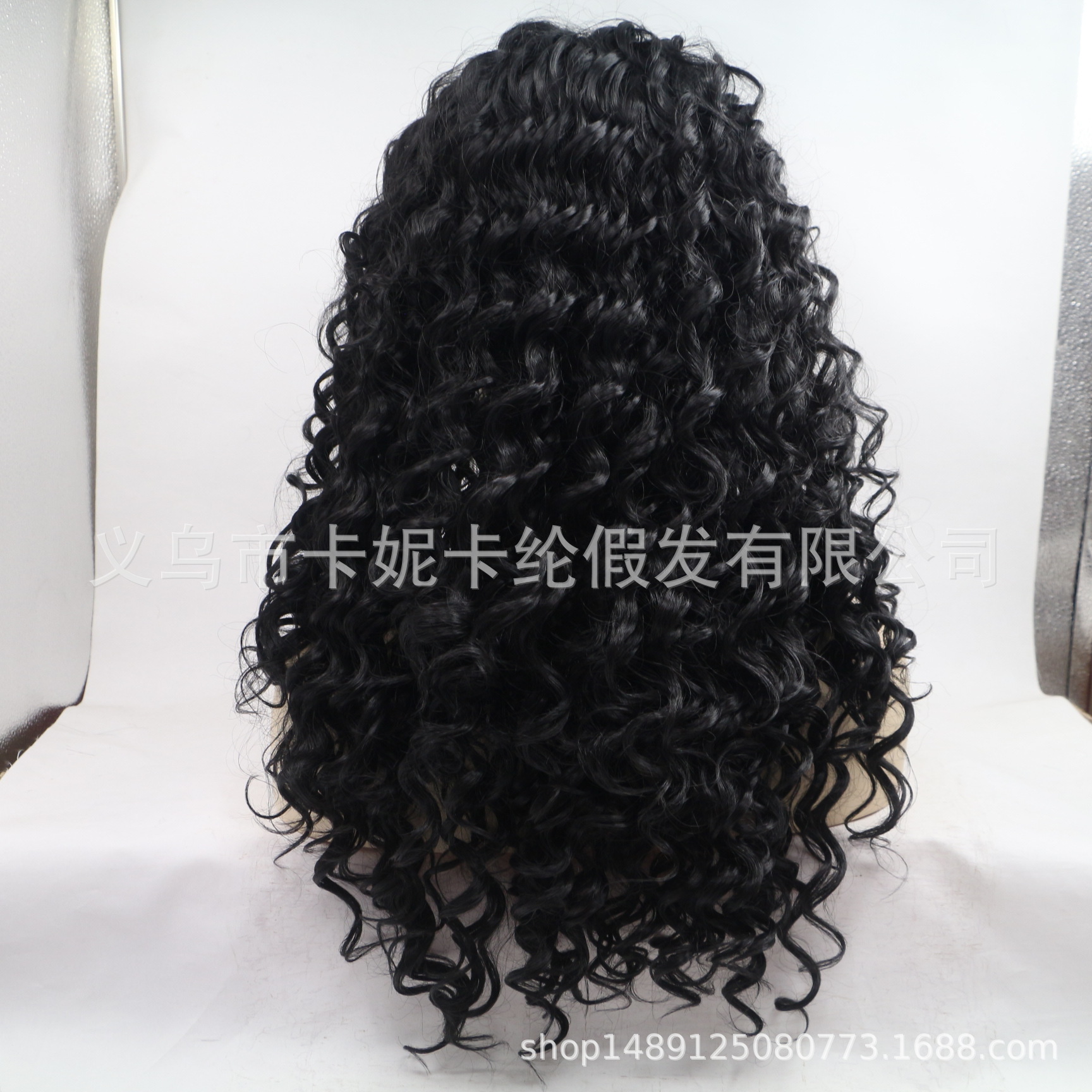 Moda europea y americana de 2 colores de cabello recto ondulado de encaje en stock