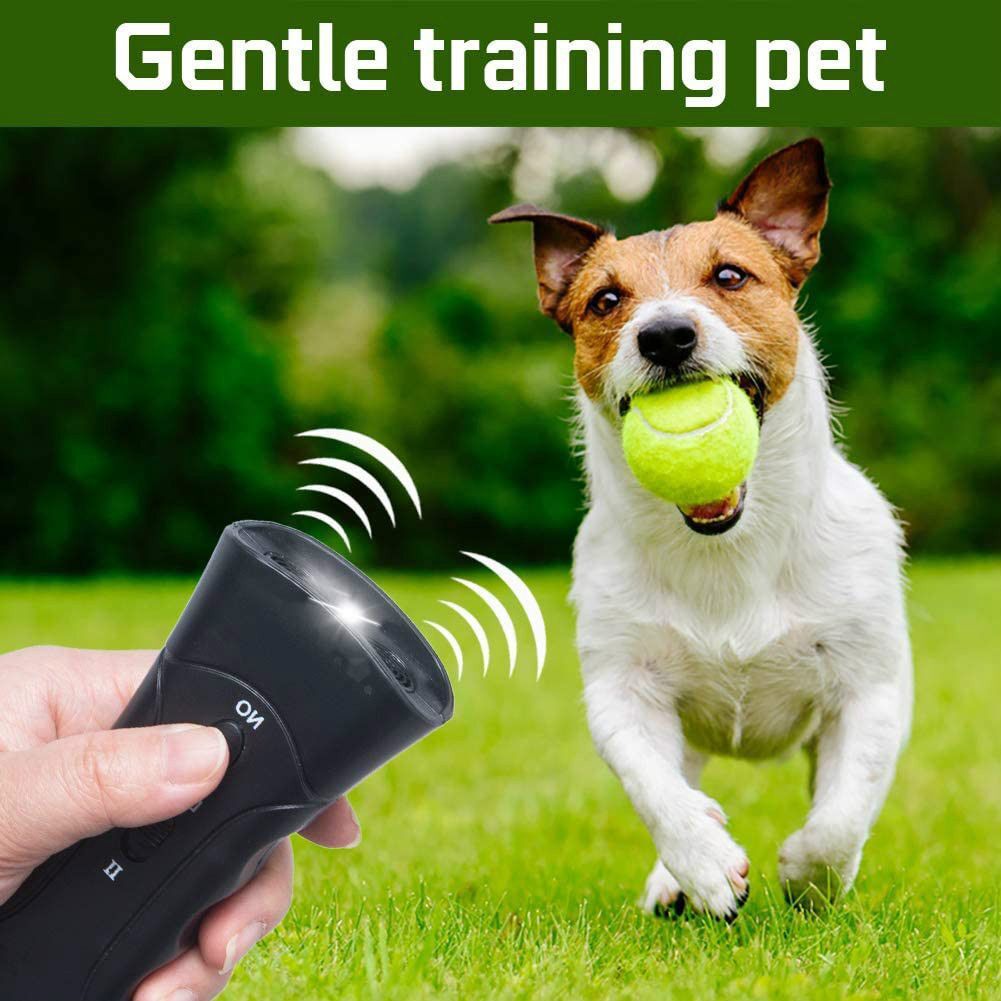 Double head LED Flashlight box-packed Battery Ultrasonic wave Drive the dog portable Barking dogs