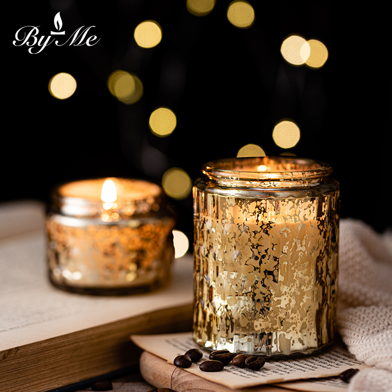BYME Birthday Wedding Gift Aromatherapy Candle Smokeless Handmade Soy Wax Starry Sky Creative Aromatherapy Candle Set