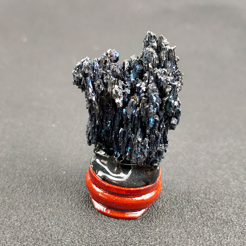 厂家直销新款天然石摆件 矿物晶体七彩原石摆件矿石标本煤晶电镀-阿里巴巴