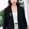 Metal brooch, hydrolate lapel pin, crystal, pin, 2023 collection, Korean style, wholesale