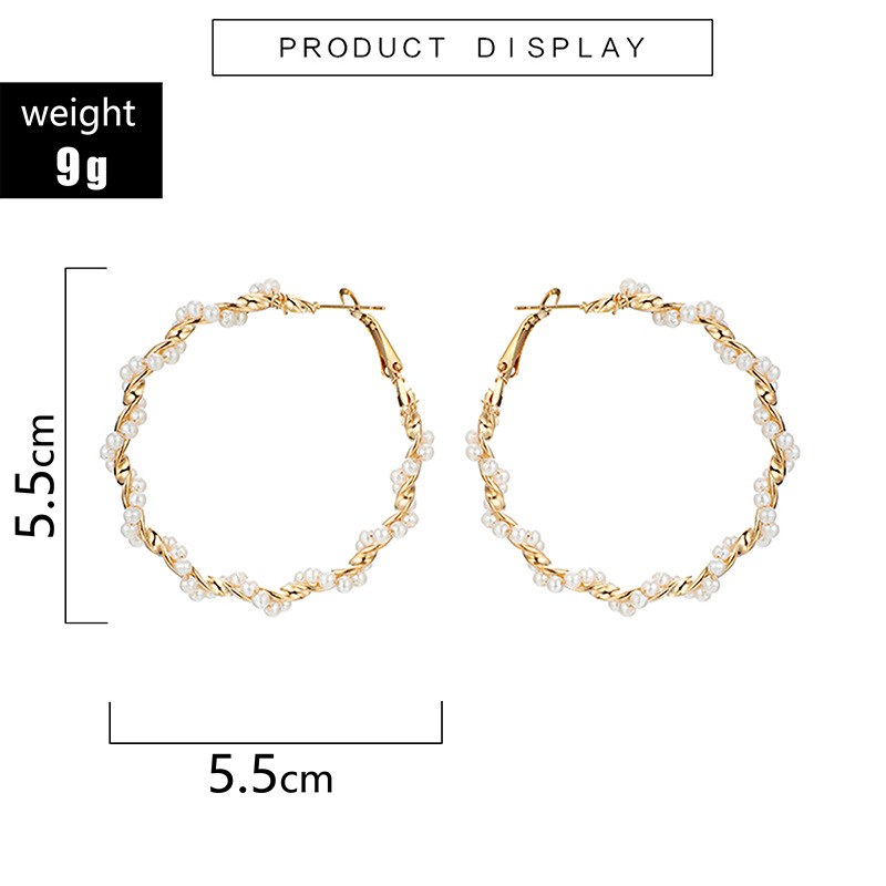 Retro Geometric Plating Alloy Earrings display picture 1