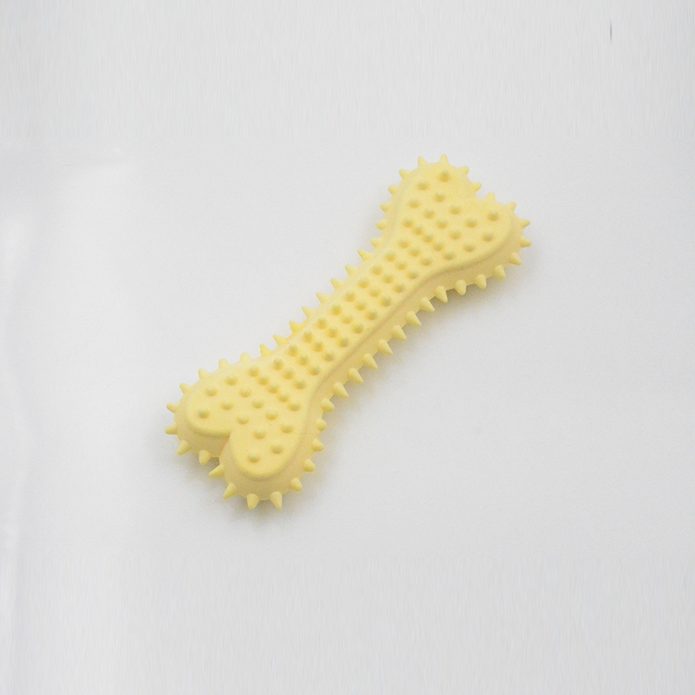 Nueva fragancia espumosa TPR gran amor hueso de juguete perro de molienda palo de Limpieza de dientes de mascotas fabricante de juguetes en stock