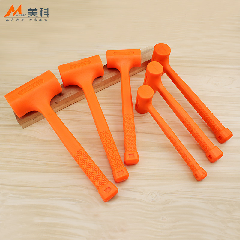 瓷砖一体橡胶锤无弹力锤木地板安装锤橡皮锤头香槟榔头钢珠小锤子