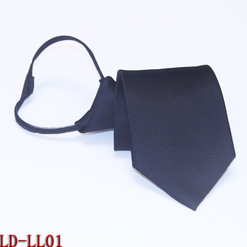 Men's zipper 8CM tie is easy to pull, knot-free for lazy people, formal wear, business group unit manufacturer wholesale