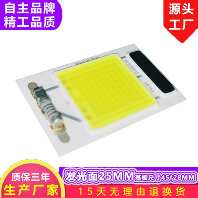 供应AC220V cob光源 免驱动线性集成dob灯珠 20W30W50W投光灯led|ms