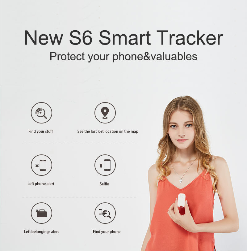 Rectangular Bluetooth key tracker mini anti-loss device