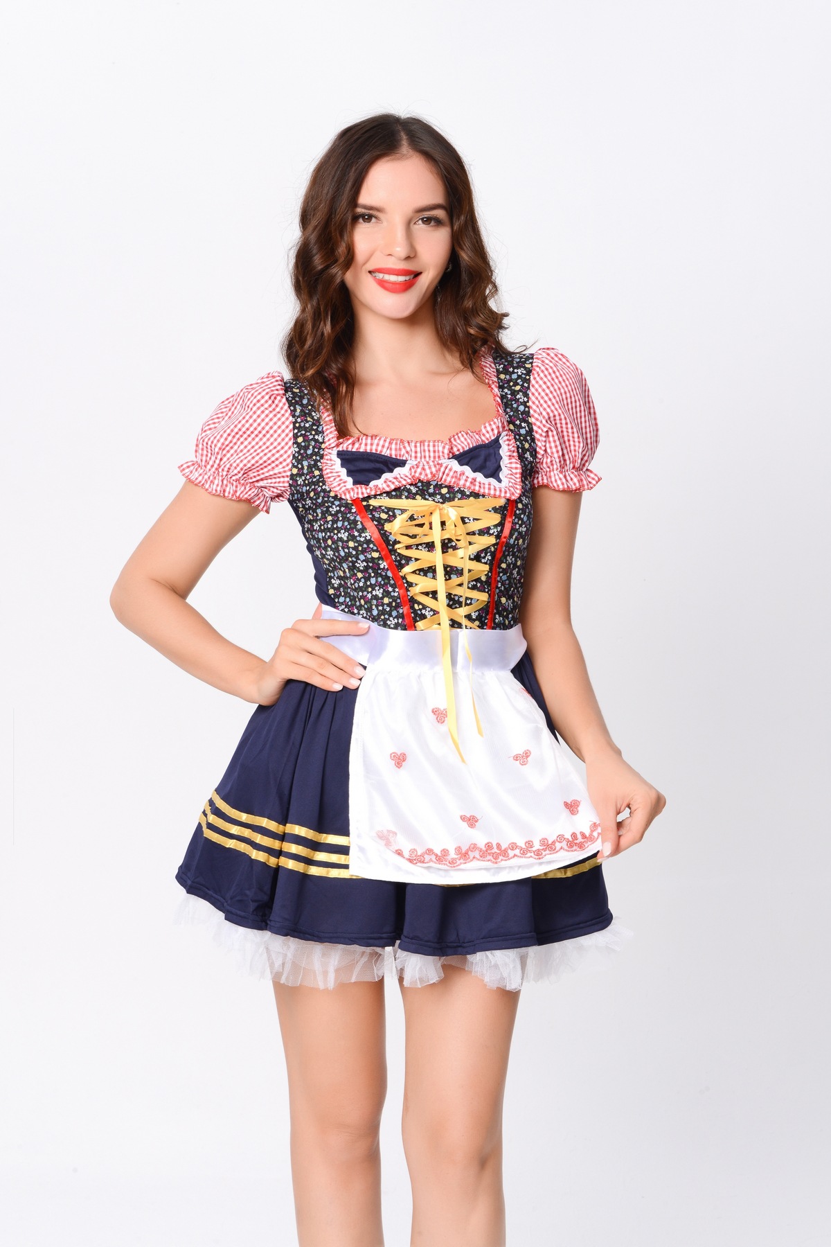 German Oktoberfest maid cosplay costume nihaostyles wholesale halloween costumes NSMRP79216