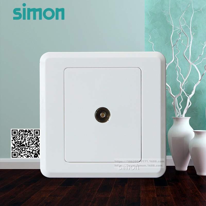 西蒙 simon 39系列 直通式电视插座35111