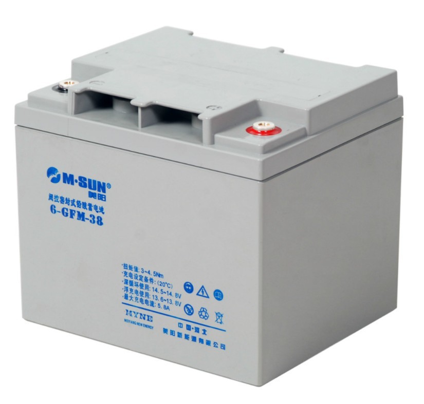 美阳电源直流 UPS蓄电池 12V38AH屏 太阳能 咨询客服电瓶